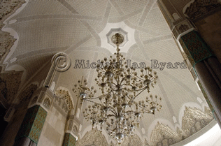 Hassan Mosque Ceiling detail